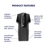 Satisfyer Men Vibration nero: masturbatore vibrante
