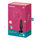 Satisfyer Plug-ilicious 2 Connect App nero: plug prostatico vibrante