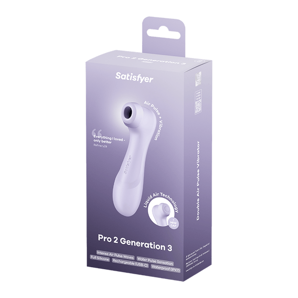Satisfyer Pro 2 Generation 3 lilla: succhia clitoride ad Air Pulse