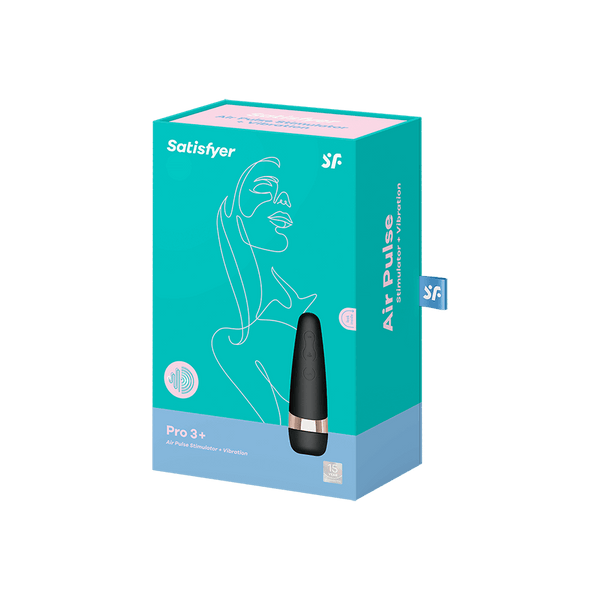 Satisfyer Pro 3+ nero: succhia clitoride ad Air Pulse