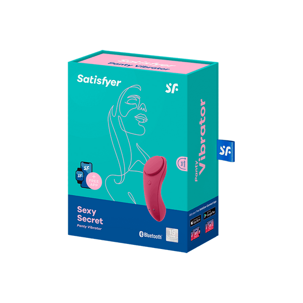 Satisfyer Sexy Secret Connect App rosso: vibratore indossabile