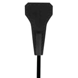 Dettaglio testa paddle silicone nero cuciture rettangolari e rilievo centrale