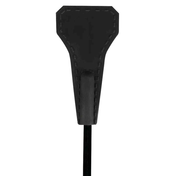 Dettaglio testa paddle silicone nero cuciture rettangolari e rilievo centrale