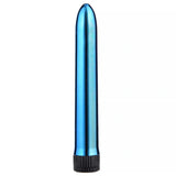 Vibratore classico Intense VITO blu metallico lucido base antiscivolo verticale