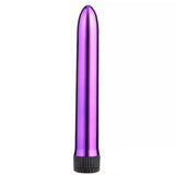 Vibratore Intense VITO viola iridescente superficie lucida base nera scanalata
