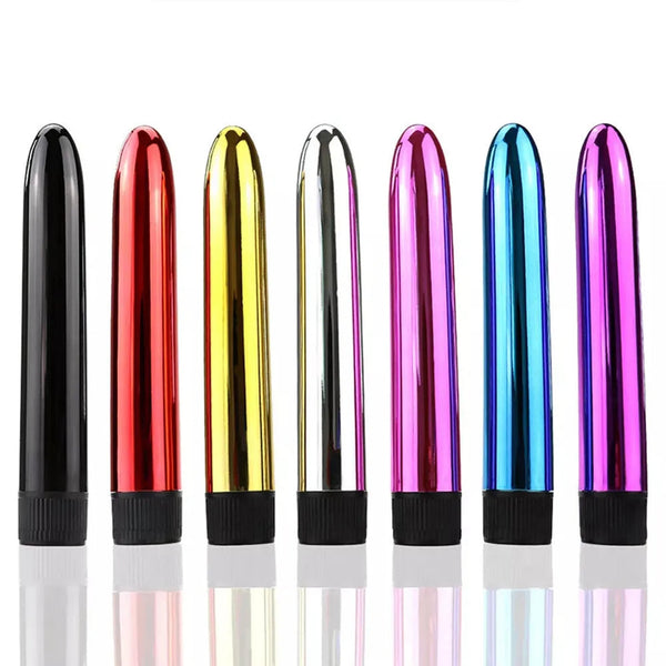 Set completo vibratori Intense VITO colori misti nero rosso giallo argento rosa blu viola