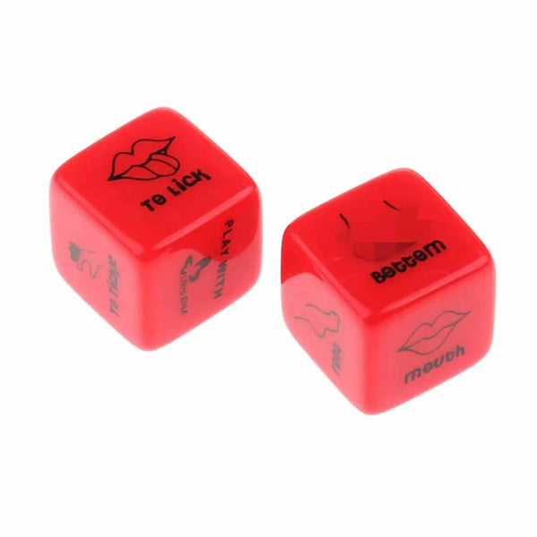 Set 2 Love Dice Rossi
