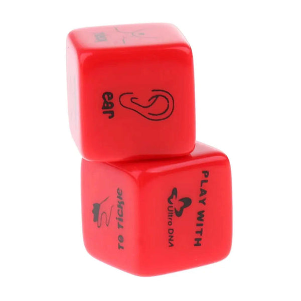Set 2 Love Dice Rossi