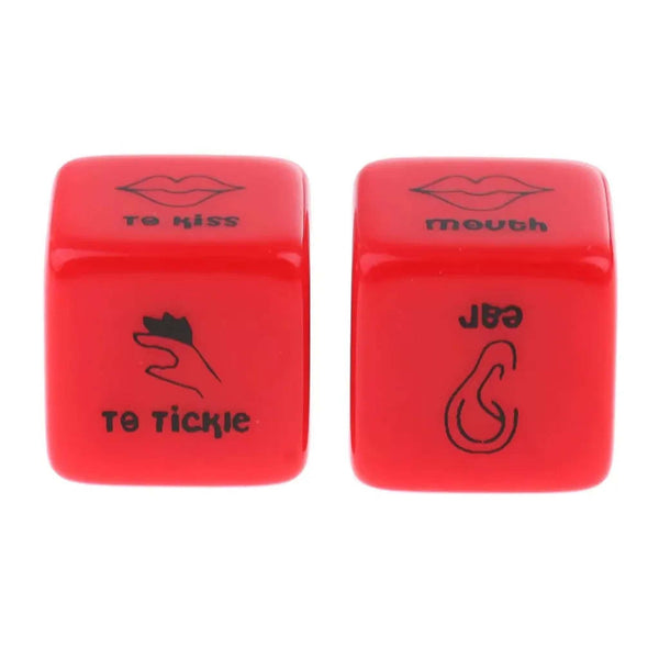 Set 2 Love Dice Rossi
