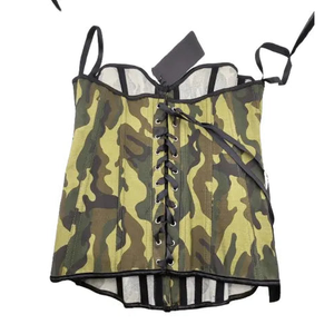 Set Camouflage Corsetto e perizoma coordinato