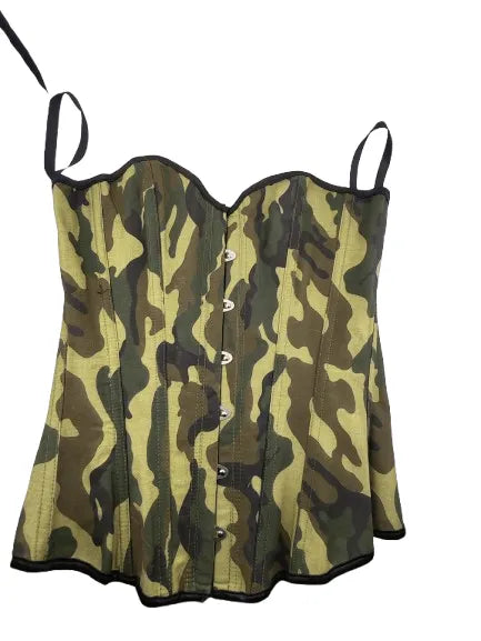 Set Camouflage Corsetto e perizoma coordinato - Taglia Unica