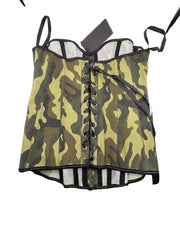 Set Camouflage Corsetto e perizoma coordinato - Taglia Unica
