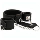 Set Costrittivo ″Collo legato ai polsi″ - Realizzato in pelle vegana