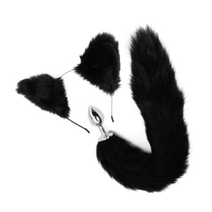 Set Gattina Sexy Coda Anale e Frontino Orecchie