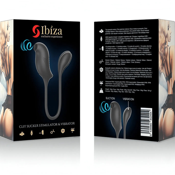 Sex Toy 2 in 1 Succhiaclitoride e Ovetto Vibrante