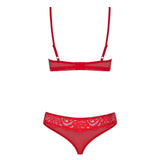 Sexy Completino Rosso Obsessive Tempting Set