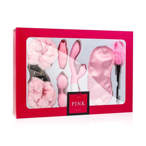 Confezione regalo rosa LoveBoxxx con 6 sex toys e accessori