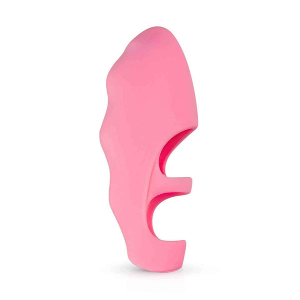 Vibratore organico in silicone rosa opaco