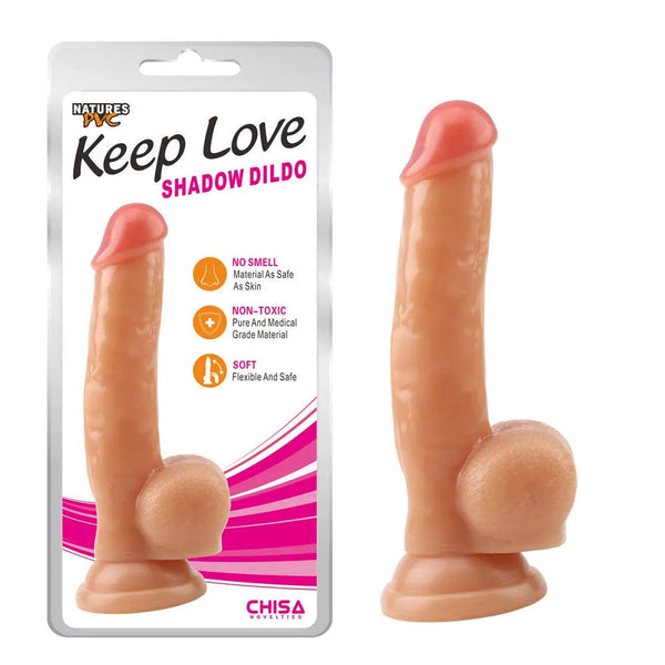 Shadow Dildo Realistico Con Testicoli Schiacciati
