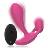 Plug anale rosa Intense vibrante con effetto movimento e telecomando
