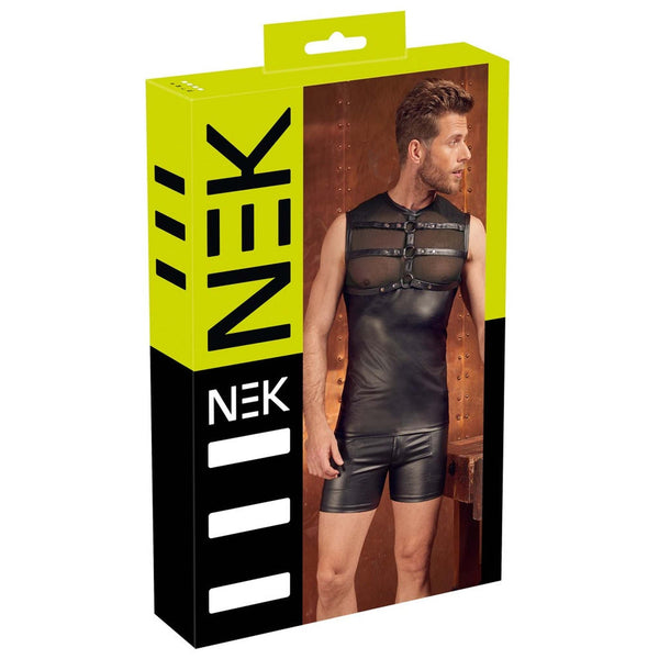 Shirt Sexy Con Harness Petto Integrato