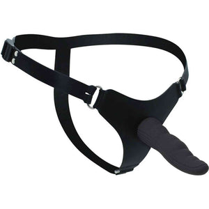 Silcone Strap-On Milano - Nero, 14 cm.