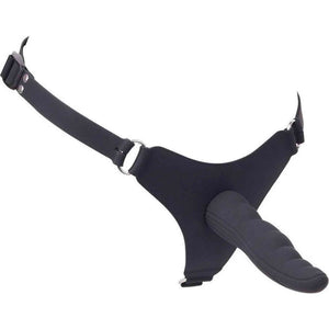 Silcone Strap-On Milano - Nero, 14 cm.