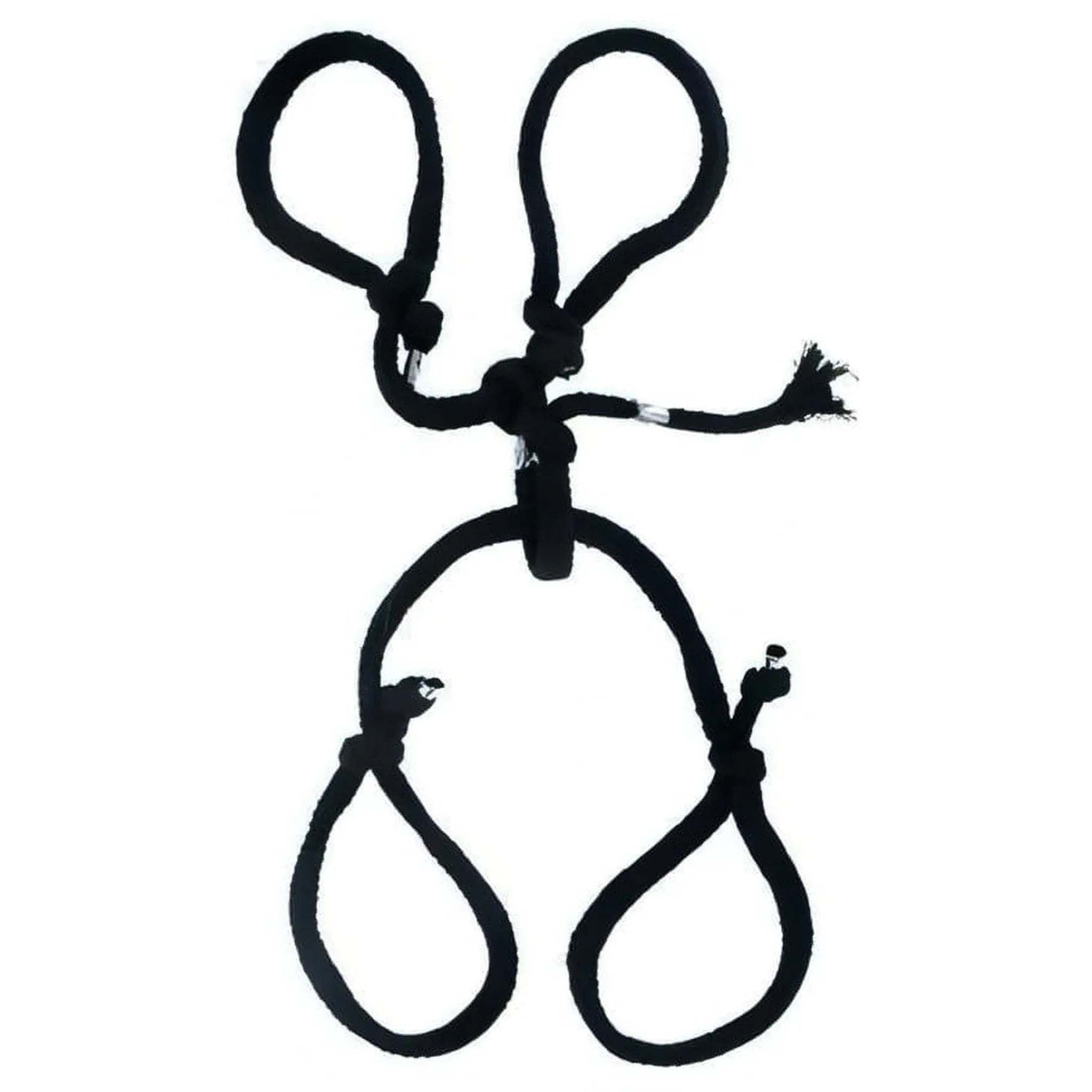 Silk Rope Hogtie - Black
