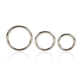 Silver Ring Set 3 pezzi