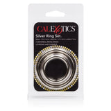 Silver Ring Set 3 pezzi