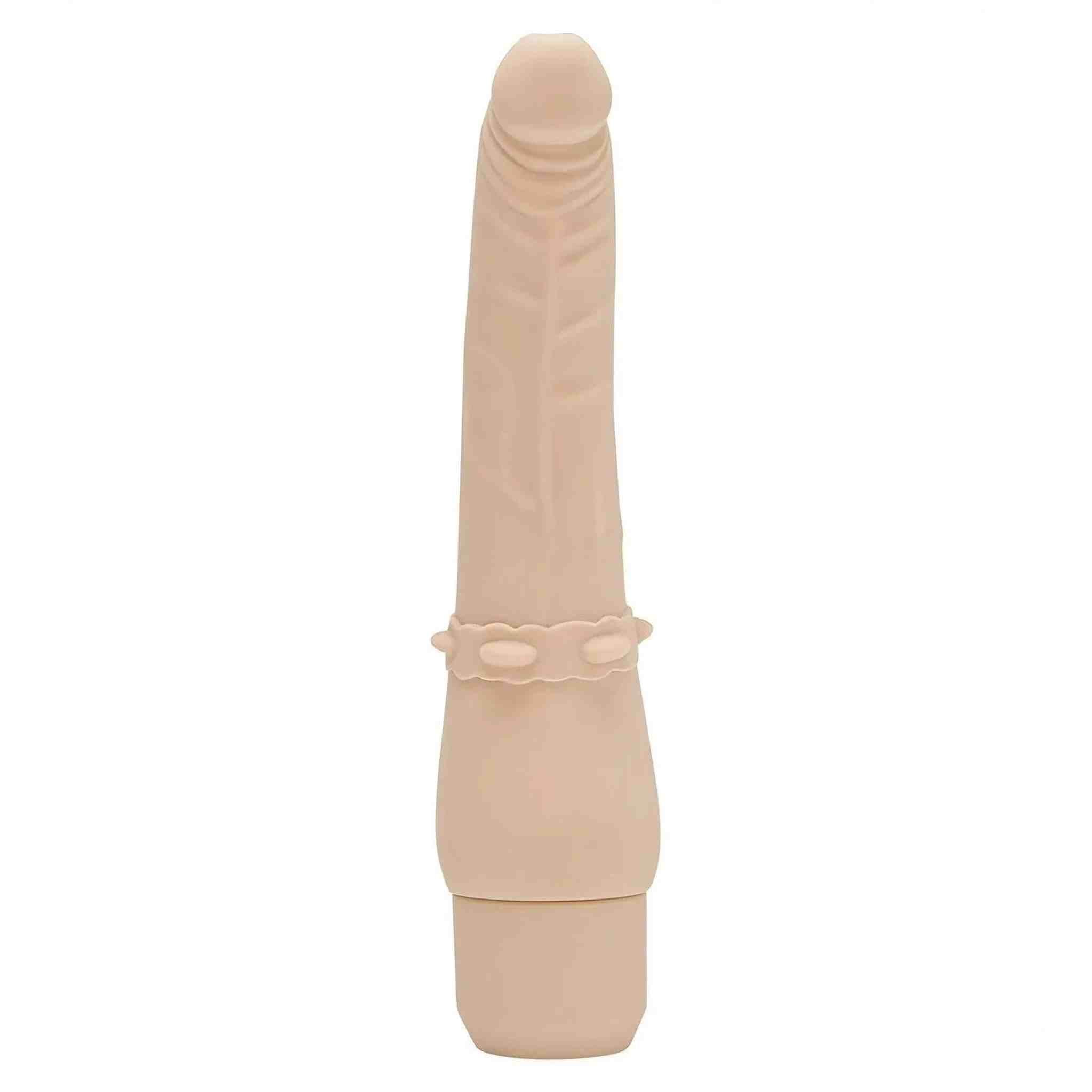 Slimline 100% Silicone Vibrator - Flesh