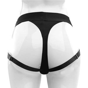 Slip Harness in tessuto per Falli Con Ventosa