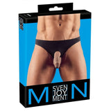 Scatola imballaggio slip Svenjoyment nero blu con logo marchio