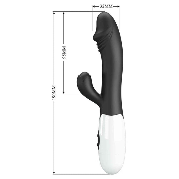 Snappy Vibratore Rabbit in Silicone - 30 modalità di vibrazione