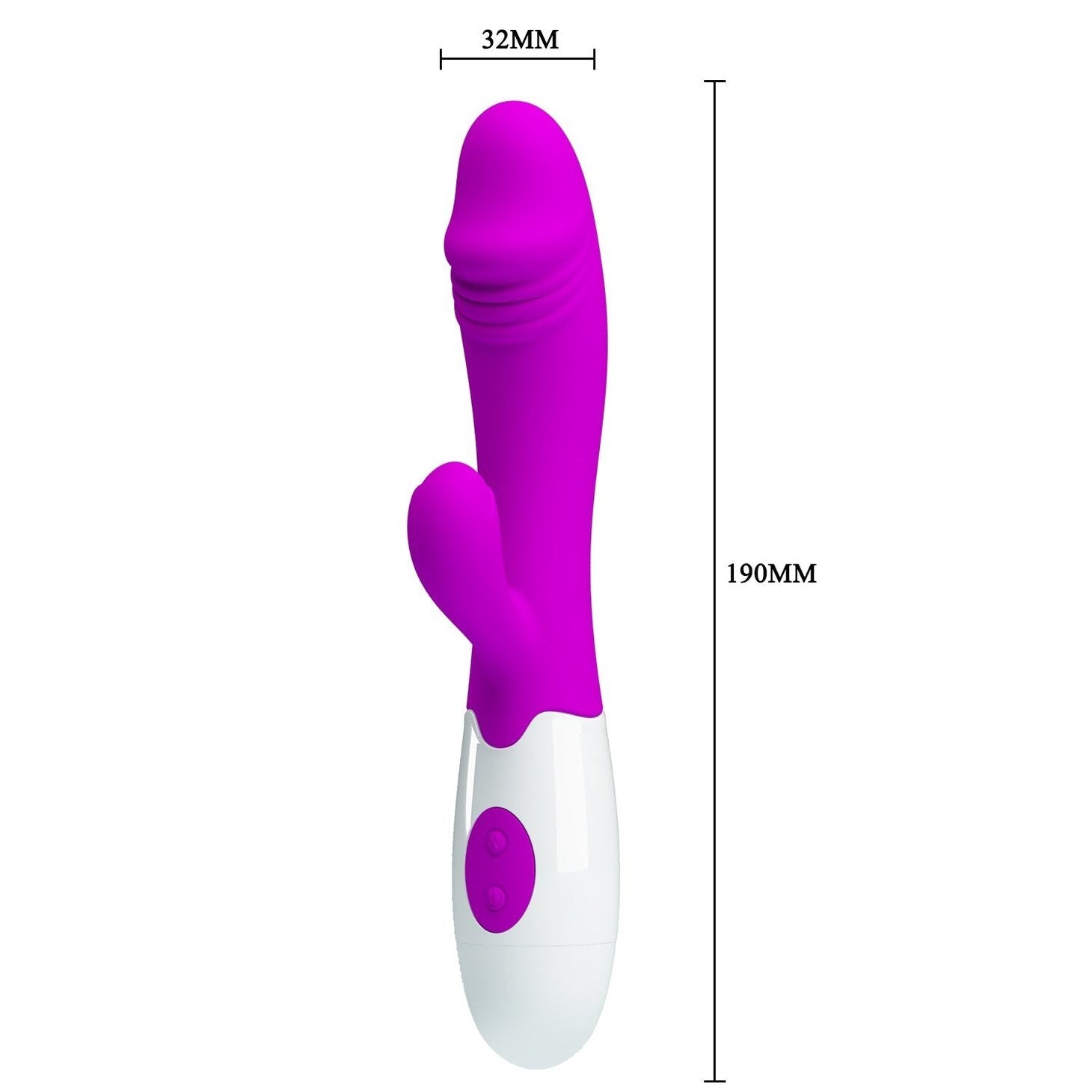 Snappy Vibratore Rabbit in Silicone - 30 modalità di vibrazione