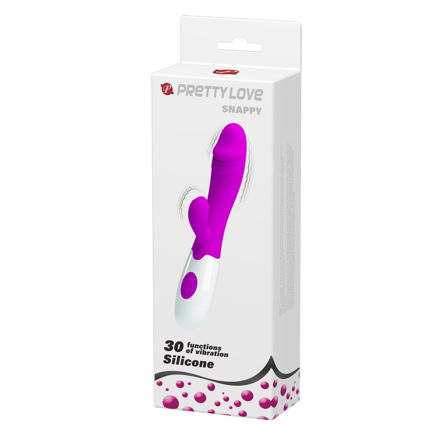 Snappy Vibratore Rabbit in Silicone - 30 modalità di vibrazione