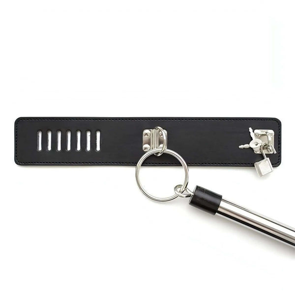 Spreader Bondage Bar with Leather Ankle Cuffs and Locks