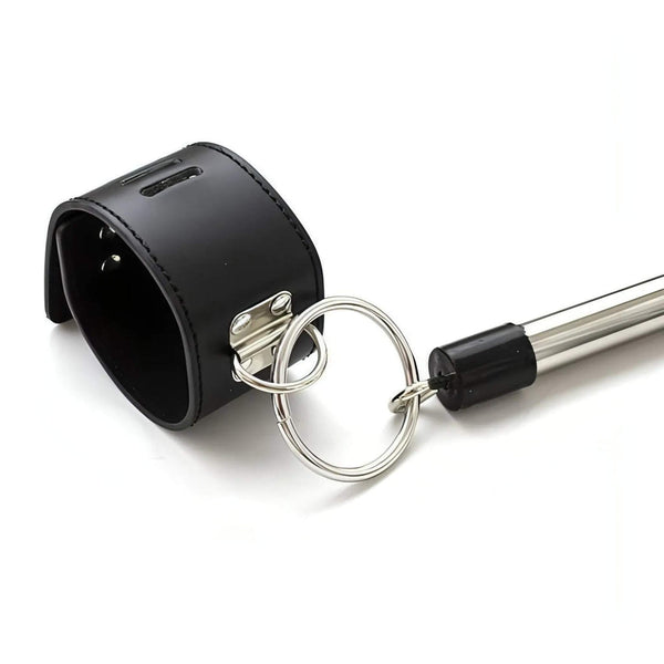 Spreader Bondage Bar with Leather Ankle Cuffs and Locks