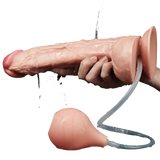 Squirt Extreme Fallo Realistico con Pompa Squirting - Rosa Carne, 10″