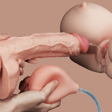 Squirt Extreme Fallo Realistico con Pompa Squirting - Rosa Carne, 10″