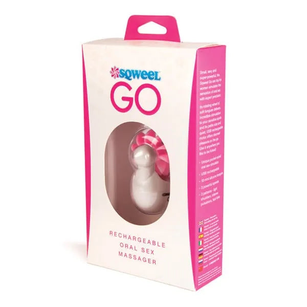 Sqweel Go Oral Sex Massager - White