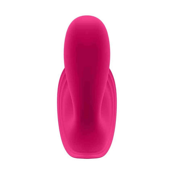 Stimolatore Punto G rosa fucsia in silicone con design ergonomico