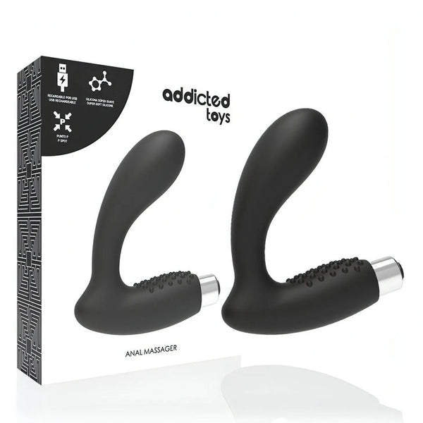 Stimolatore Ricariacbile per massaggio prostata e perineo in silicone