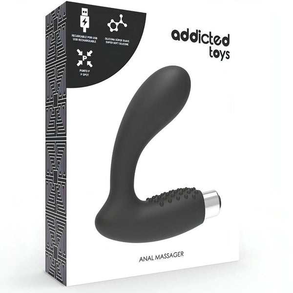 Stimolatore Ricariacbile per massaggio prostata e perineo in silicone