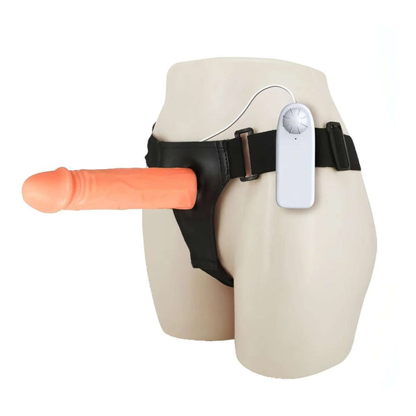 Strap-On Hollow Vibrante 17 cm