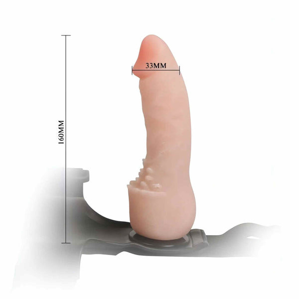 Strap-on Realistico Morbido 16 cm Ø 3.3 cm