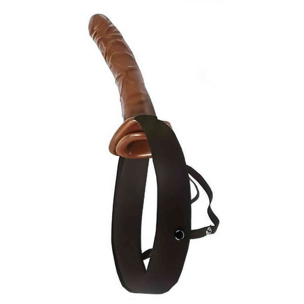 Strap-on hollow - 10″ Mulatto