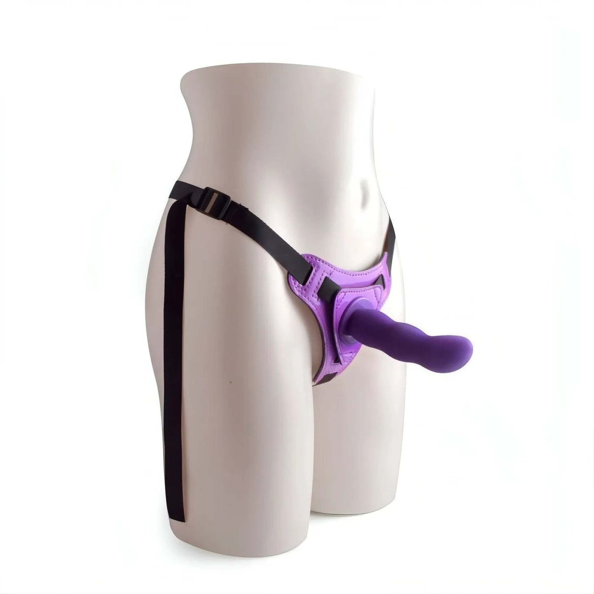 Strap-on in silicone con sistema Hung-In 12.5 cm
