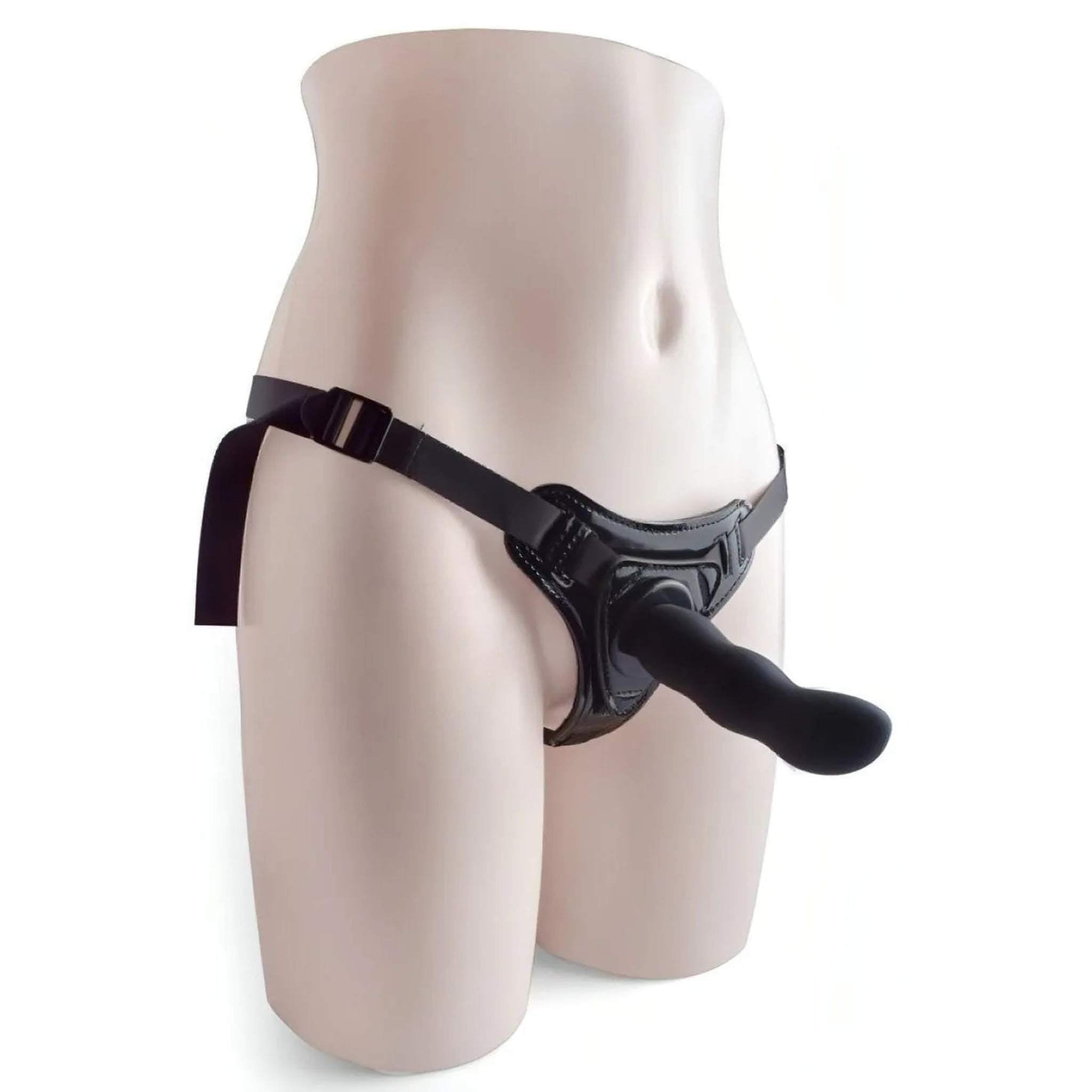 Strap-on in silicone con sistema Hung-In 12.5 cm