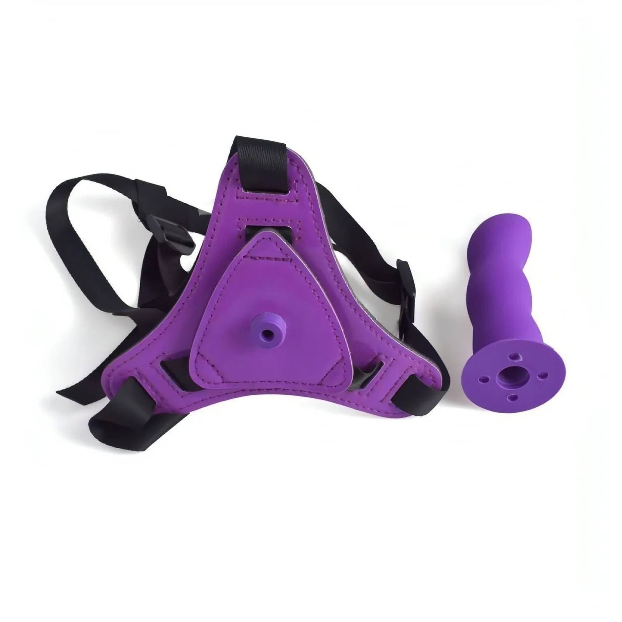 Strap-on in silicone con sistema Hung-In 12.5 cm